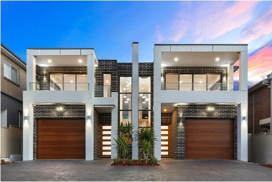 Hurstville contemporary duplex project